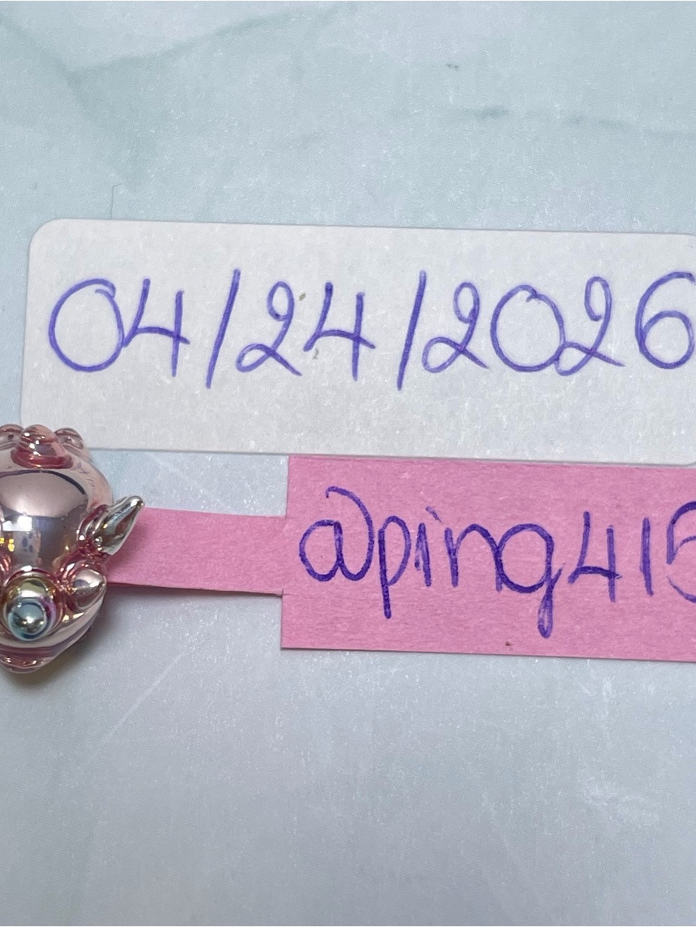 Pandora Flying Unicorn Pig Charm - Picture 11 of 12